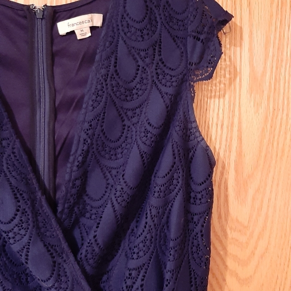 Francesca's BLUE Skort Dress Size Med - Picture 3 of 7